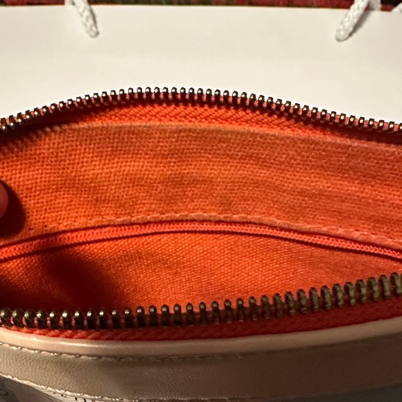 Spartina Beige and Blue Map Print Women's Clutch - Picture 5 of 8